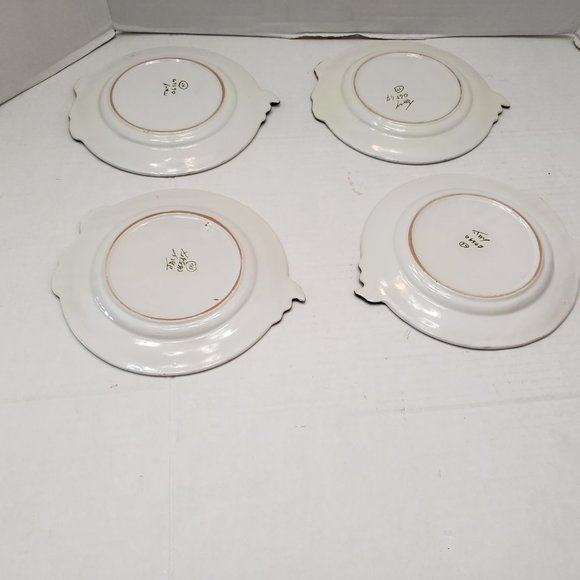 4 Italy PV Salad Dessert Plates Chicken Rooster - Picture 8 of 8